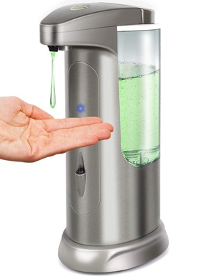 Hanamichi Soap Dispenser, Touchless High Capacity Automatic Soap Dispenser Equipped