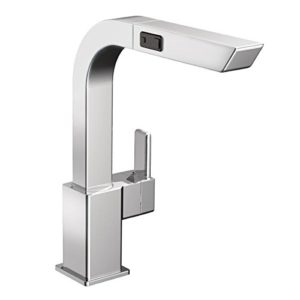 Moen S7170 90-Degree One-Handle High Arc Kitchen Faucet, Chrome